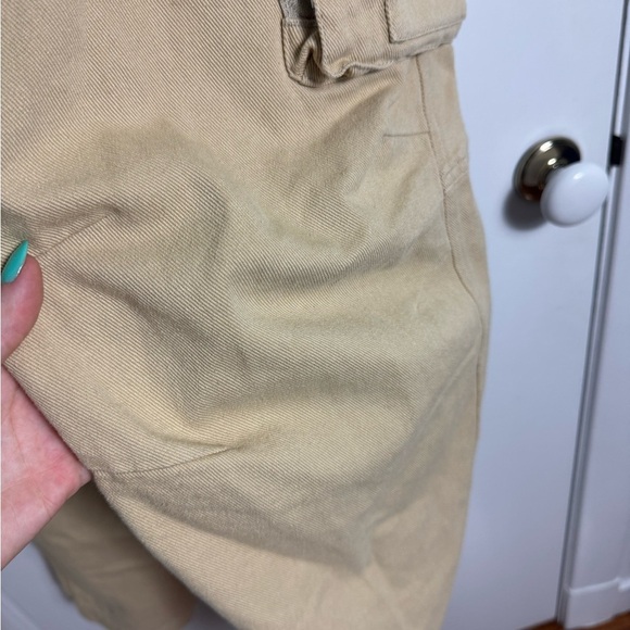 C2H4 Men’s Beige Khaki Construction Cargo Pants Size Medium - Picture 6 of 16